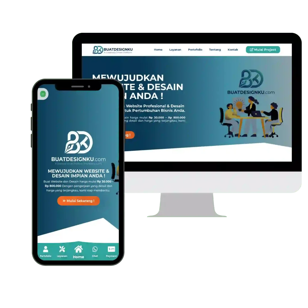 CONTOH WEBSITE BUATDESIGNKU.COM